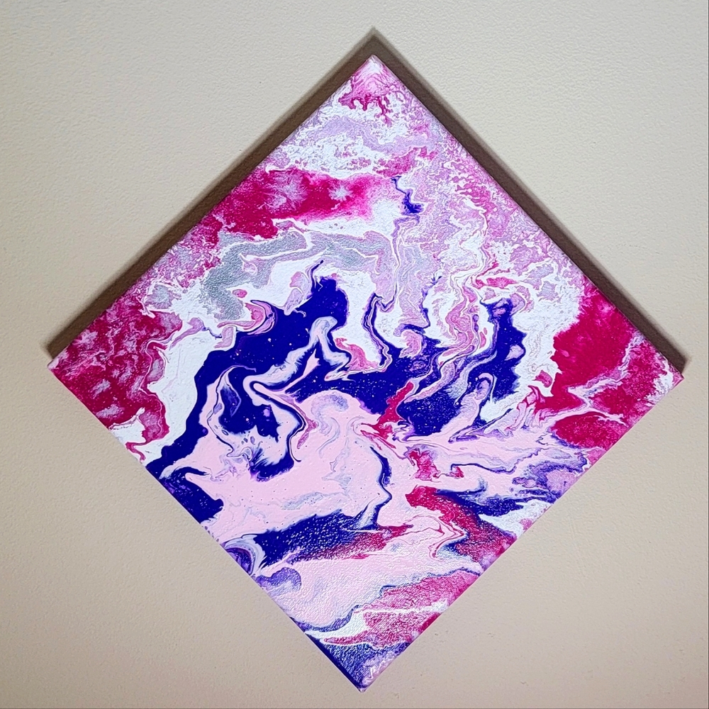 Acrylic Pour Painting / Abstract Fluid Art